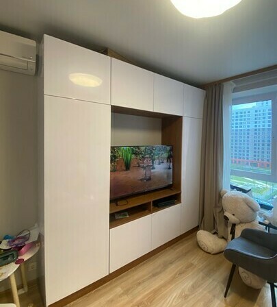 Тв зона белый глянец Москва Купить шкаф белого цвета Москва